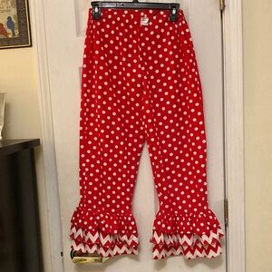 Beehave Red and White Polka Dot Kids Pants
SIZE 10
KIDS